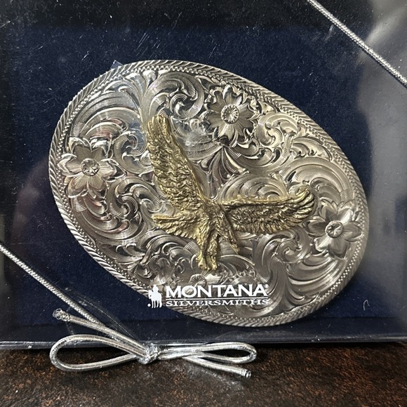 Montana Silversmiths Other - Montana Silversmiths Classic Eagle Belt Buckle